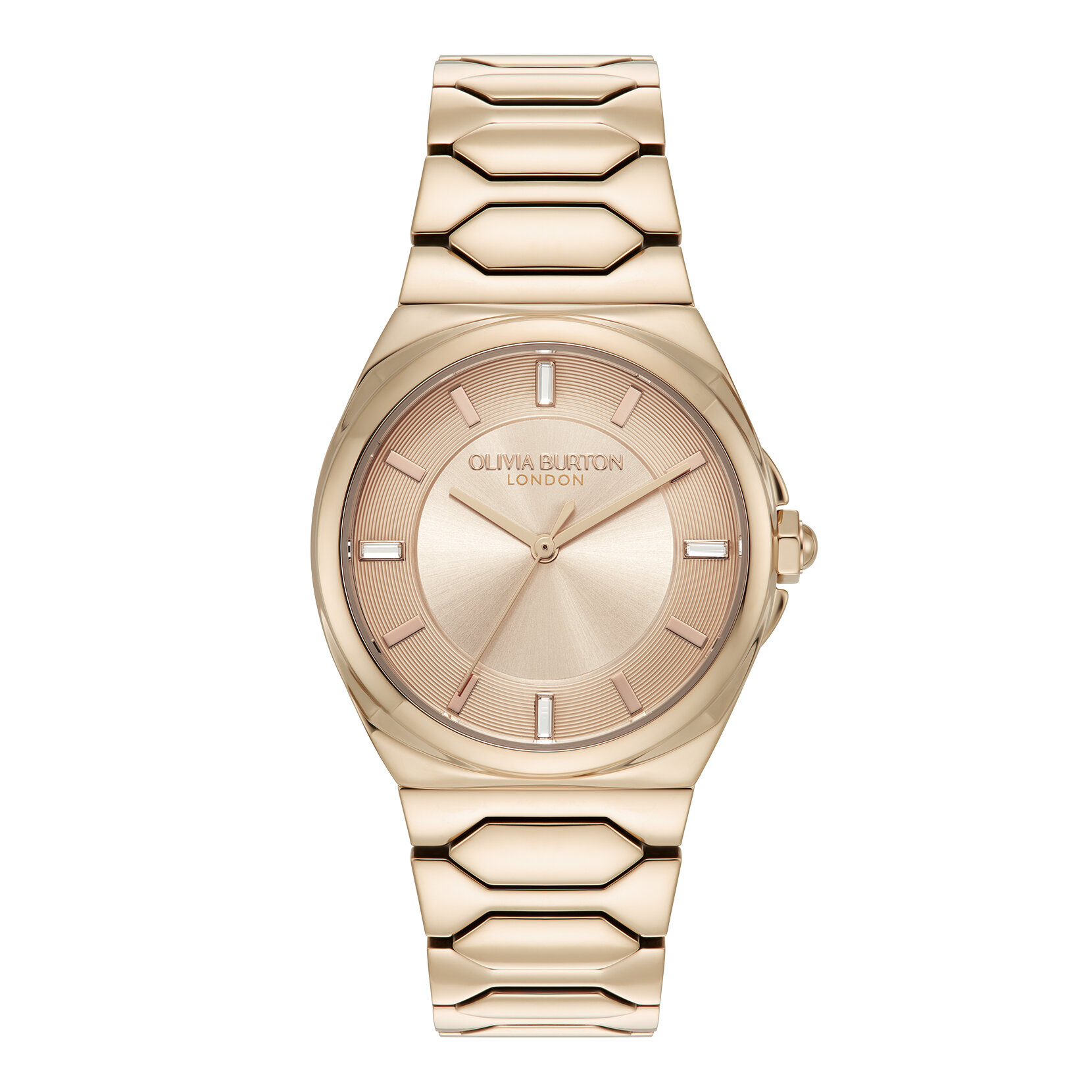 34mm Lustre Carnation & Rose Gold Bracelet Watch