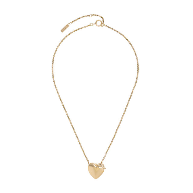 Knot Heart Gold Necklace