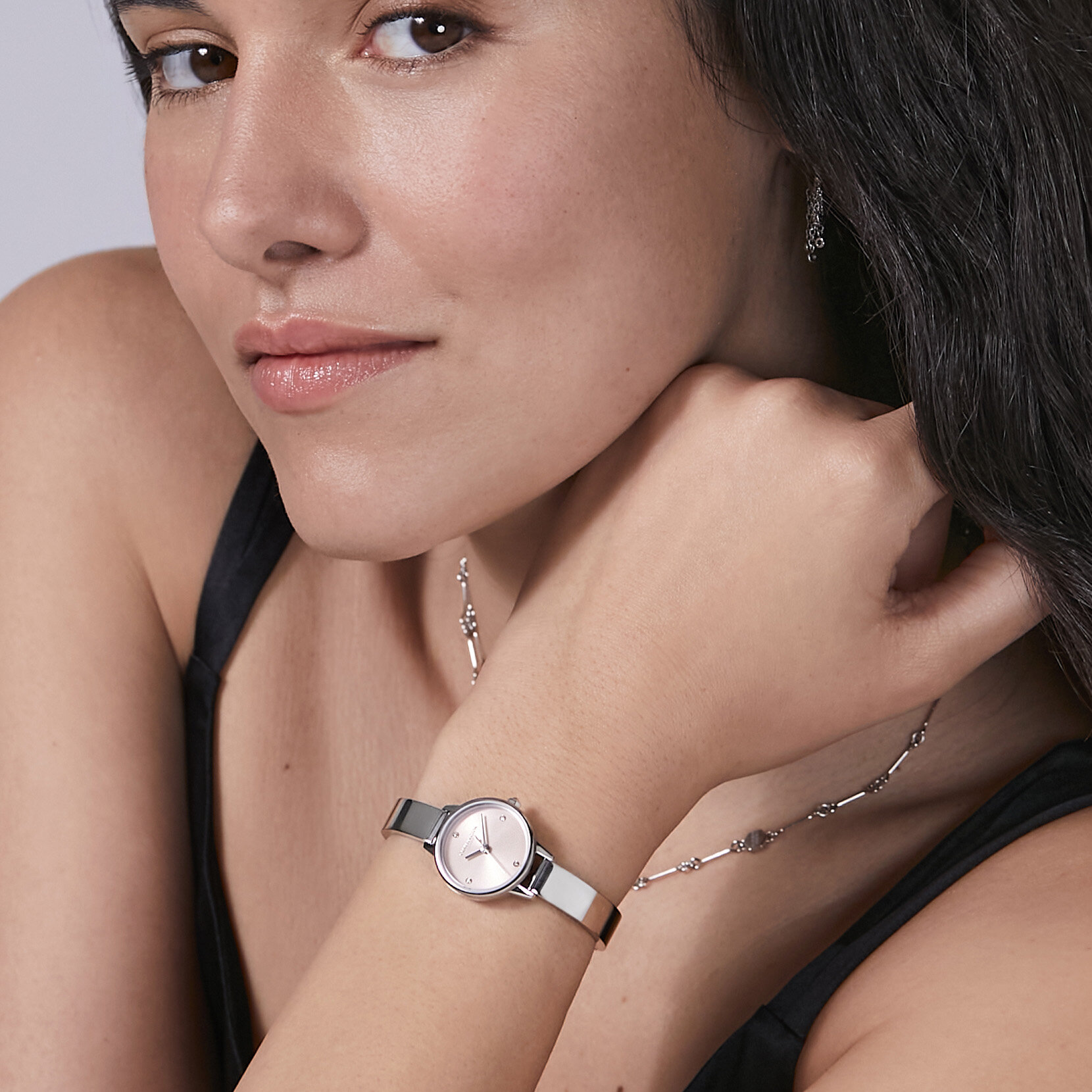 23mm Mini Primrose & Silver Bangle Watch