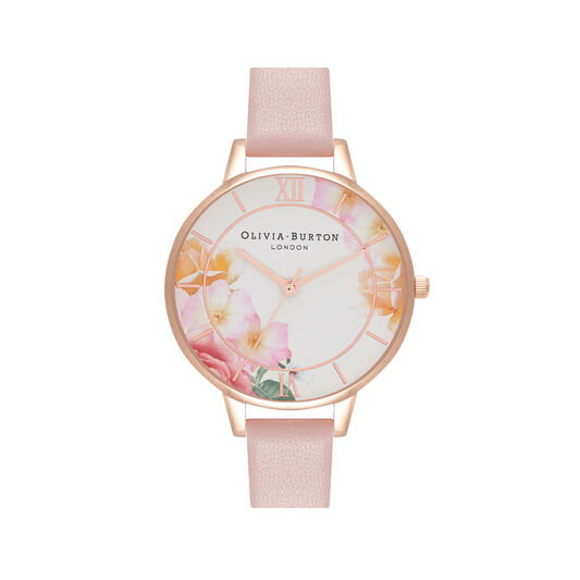 Tea Party Demi Dial Pink & Rose Gold Watch