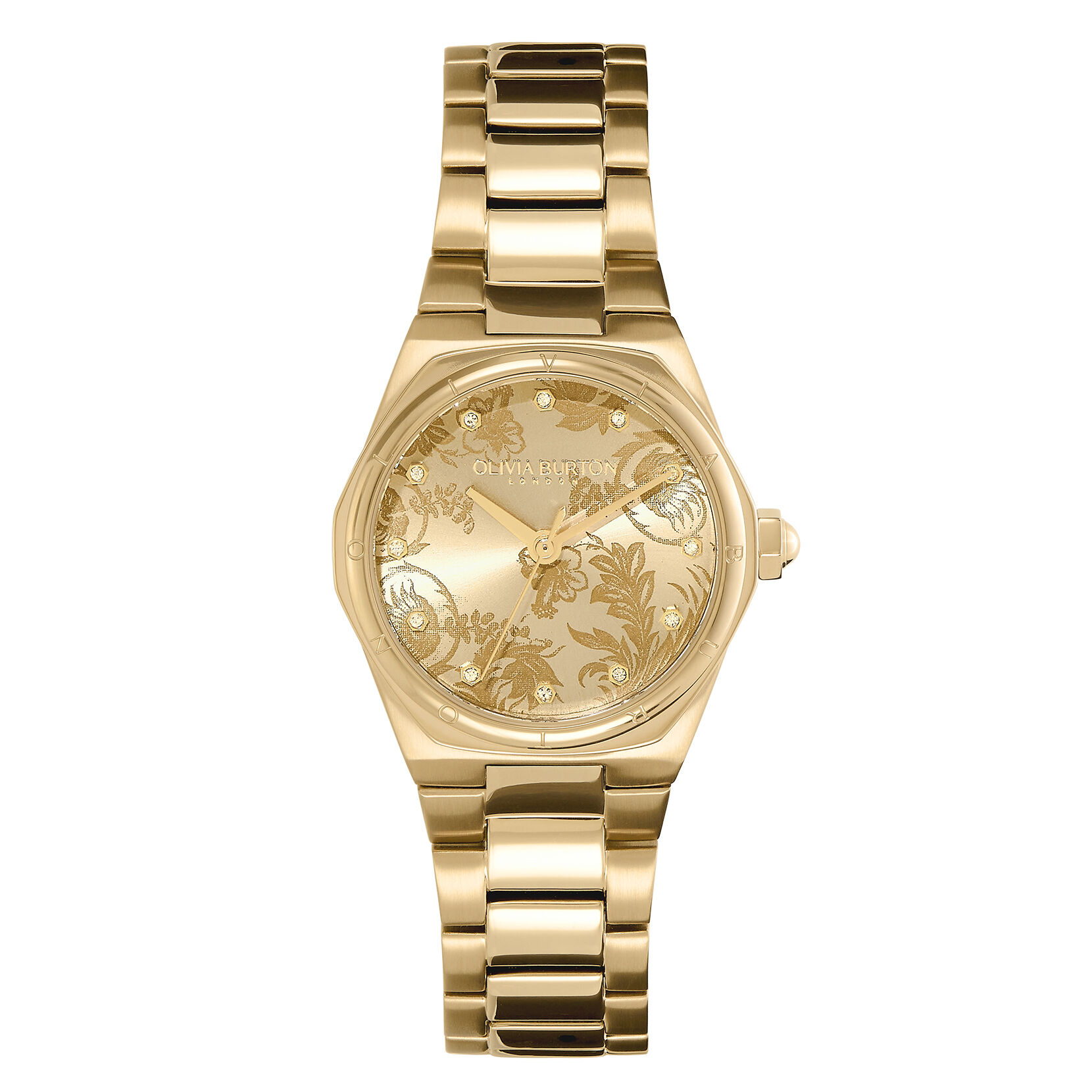 Olivia burton yellow gold watch clearance