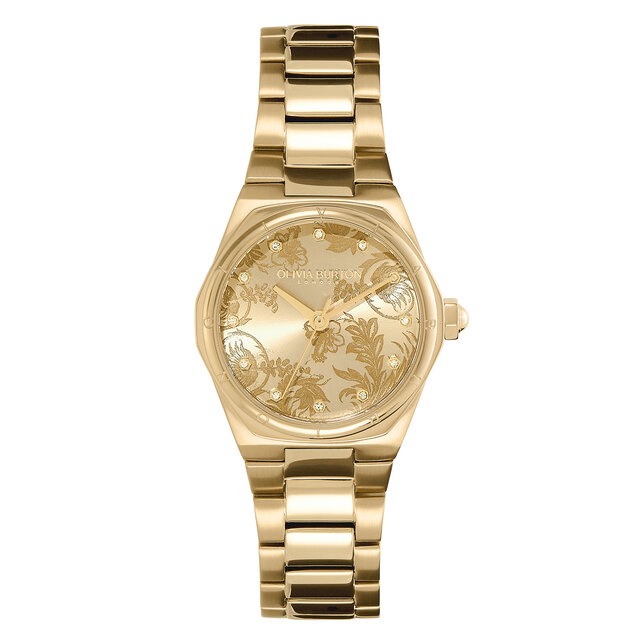 28mm Mini Hexa Gold Bracelet Watch