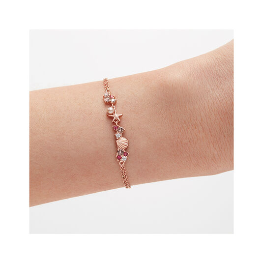 Under The Sea Chain Bracelet Rose Gold