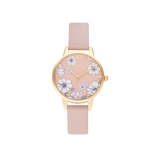 Groovy Blooms Vegan Candy Pink & Gold