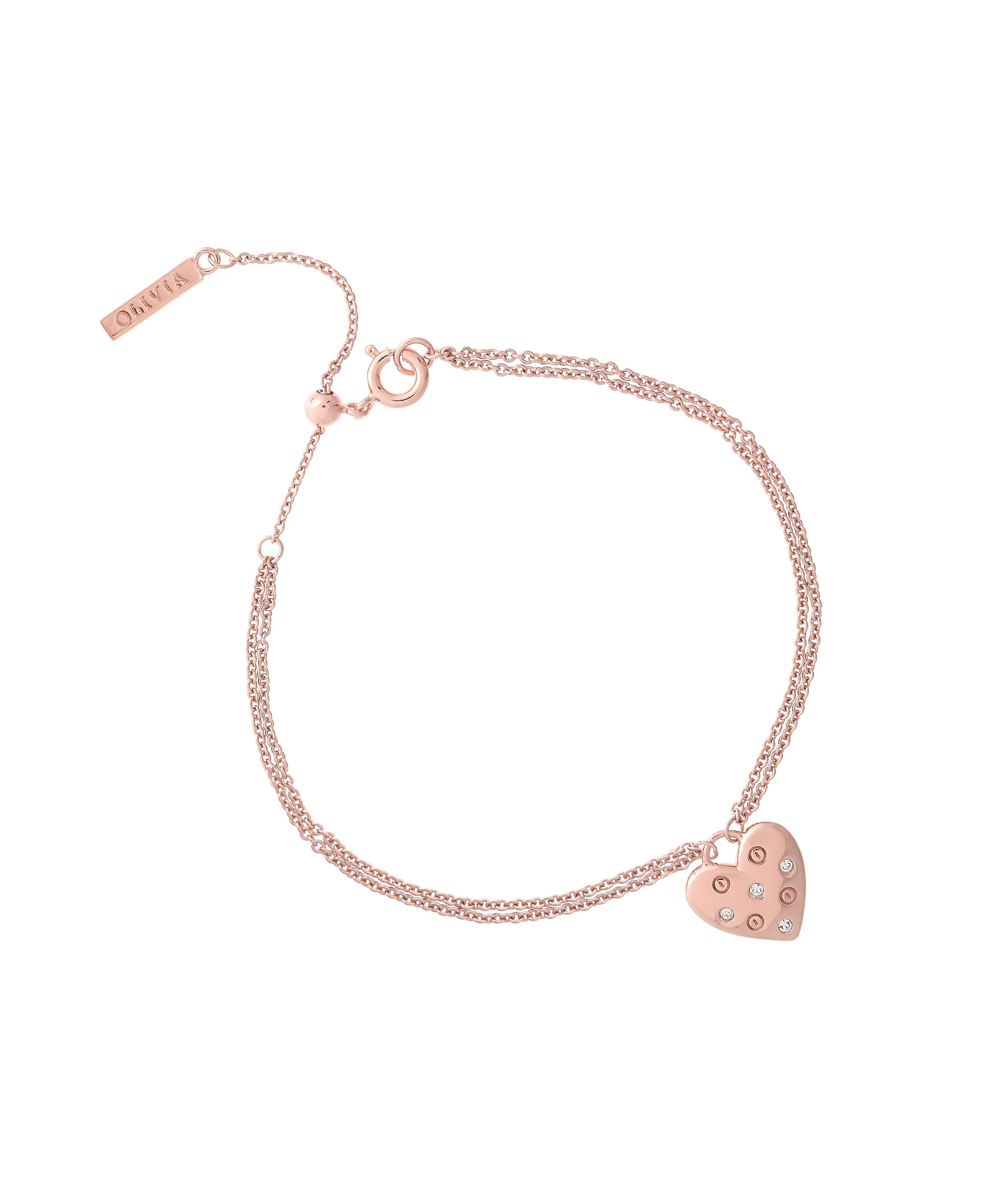 14K Solid Yellow Gold Pink Heart Bracelet – LTB JEWELRY