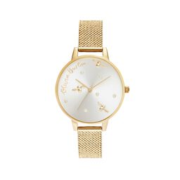 Pearly Queen Gold Boucle Mesh 