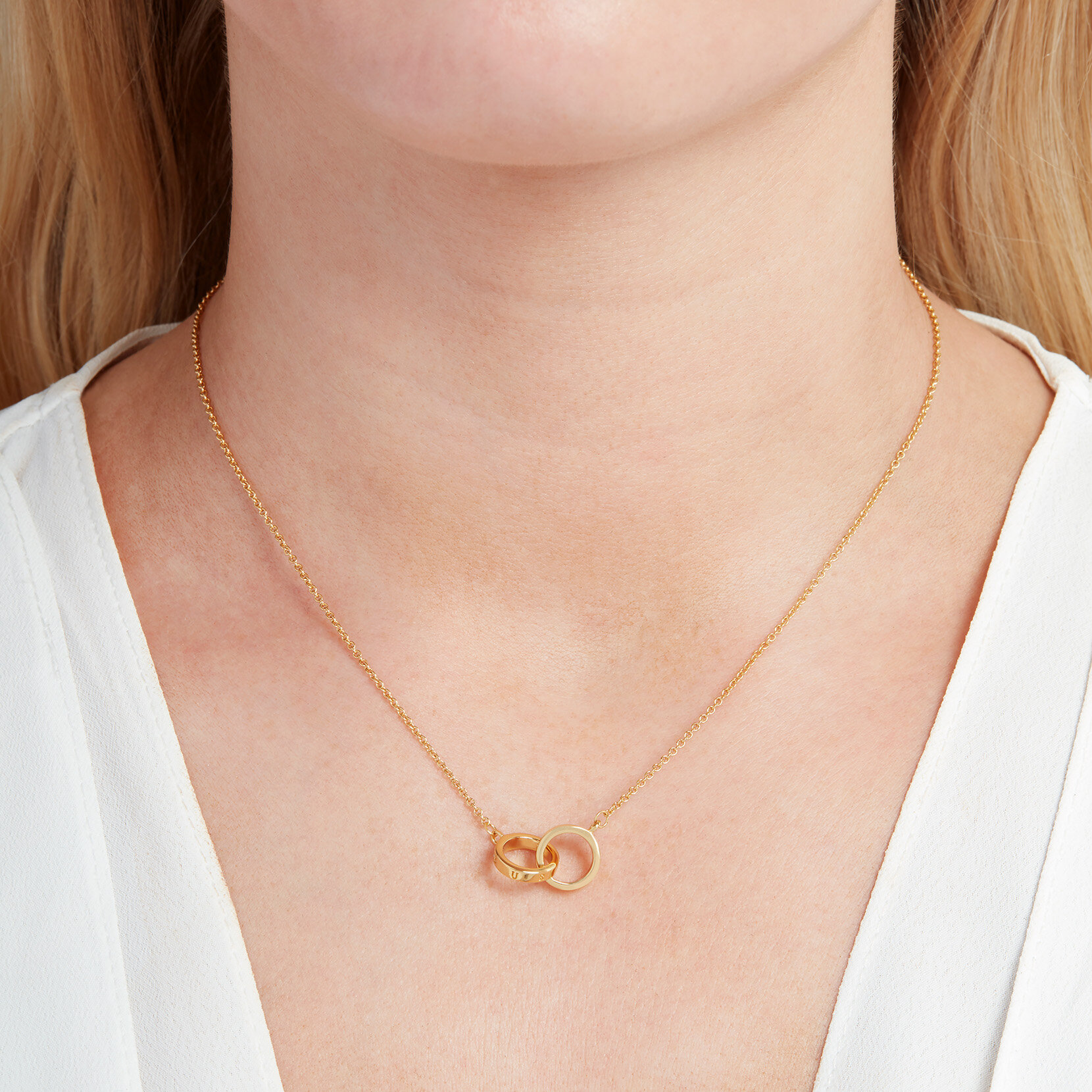 Gold Interlink Necklace
