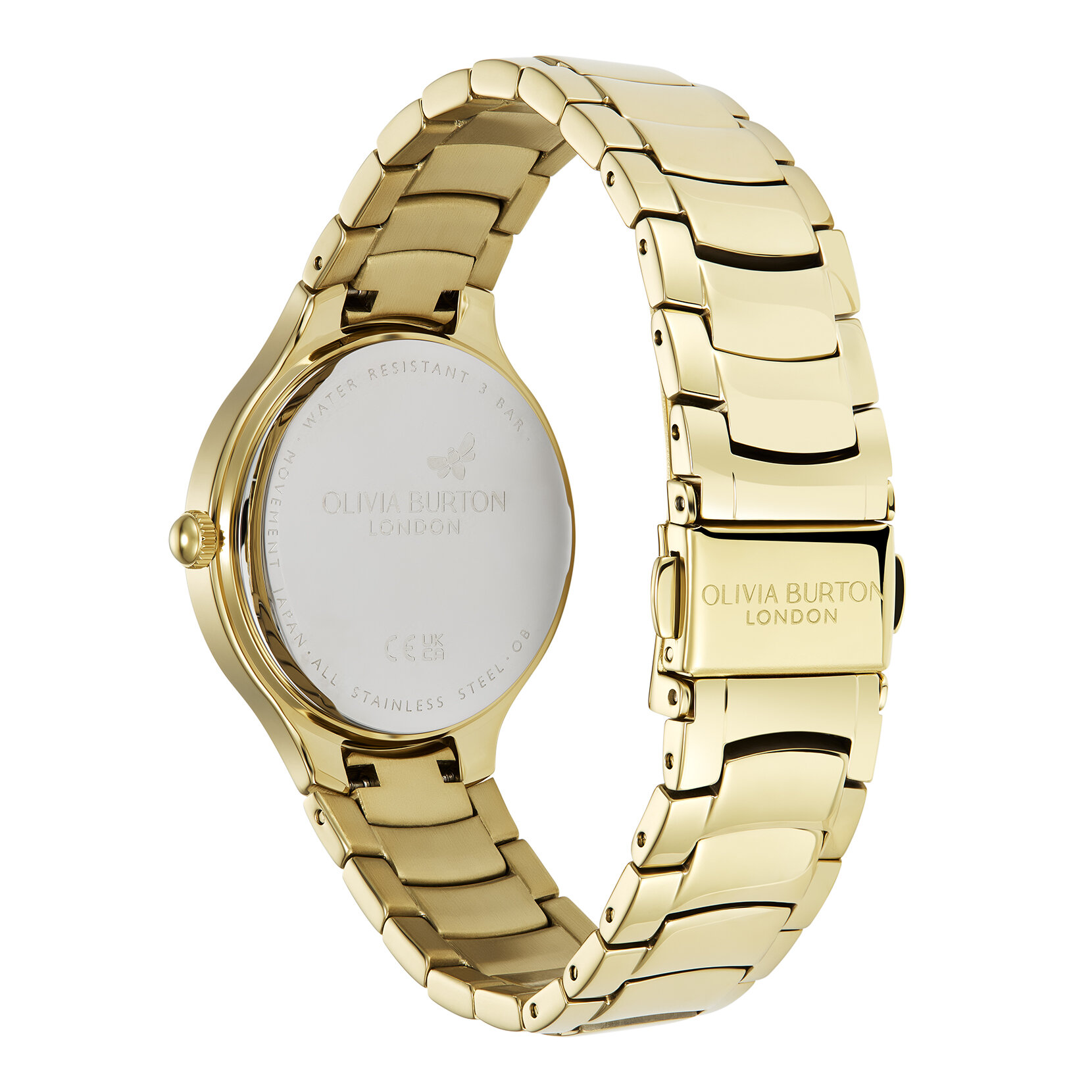 34mm Lea Forest Green & Gold Bracelet Watch
