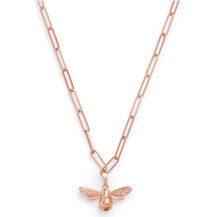 Lucky Bee Rose Gold Bee Chunky Necklace