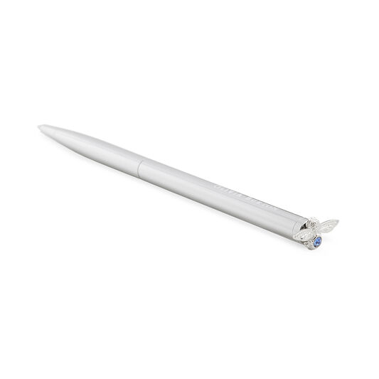 Celebration Bee Pen Sapphire Crystal & Silver Sept
