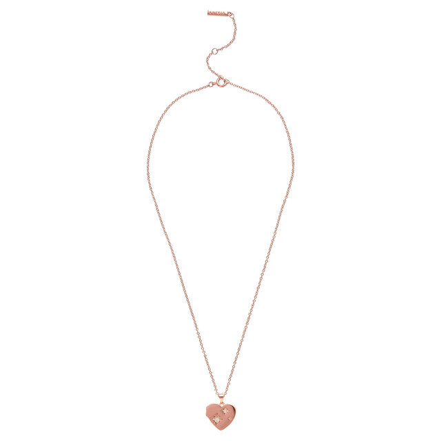 Rose Gold North Star Locket Necklace