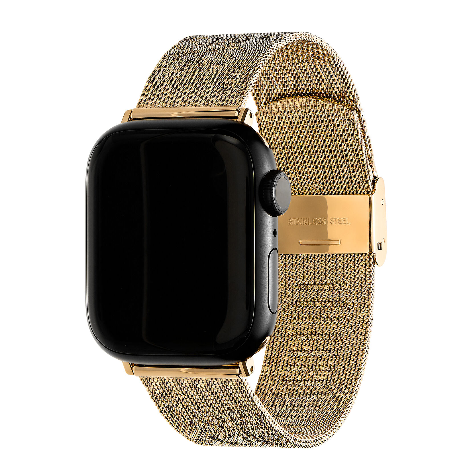 Strap for Apple Watches Gold with Floral Debossed Detail