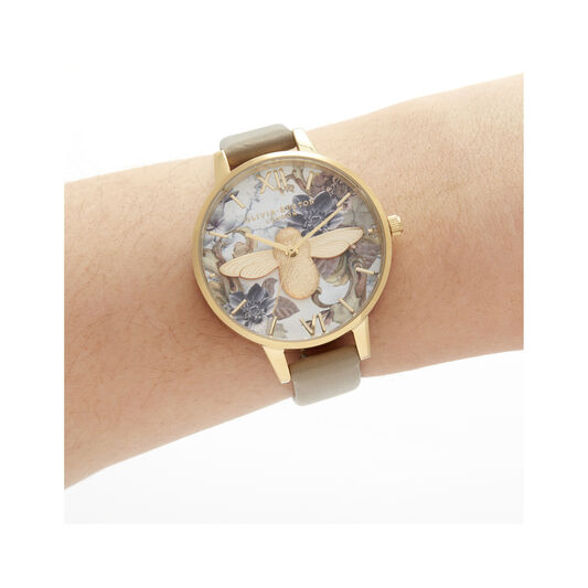 Demi 3D Bee Sand & Gold