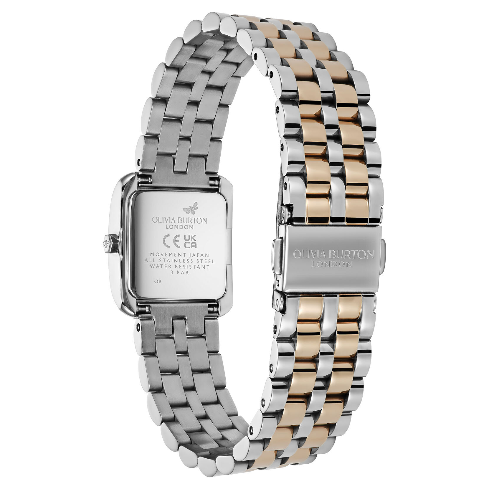 21mm Berkley White & Two Tone Bracelet Watch