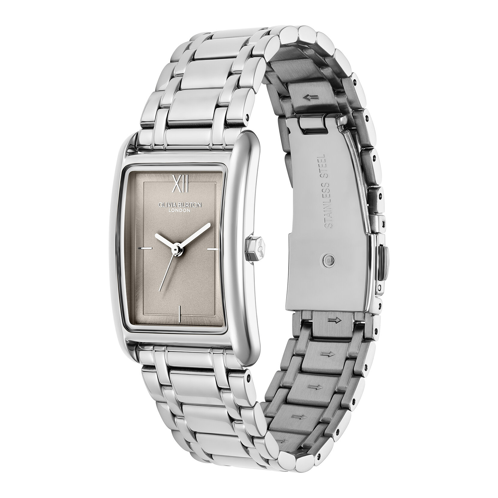 23mm Grove Dove Grey & Silver Bracelet Watch