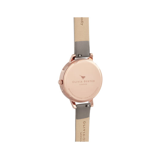 Demi Vegan London Grey & Rose Gold