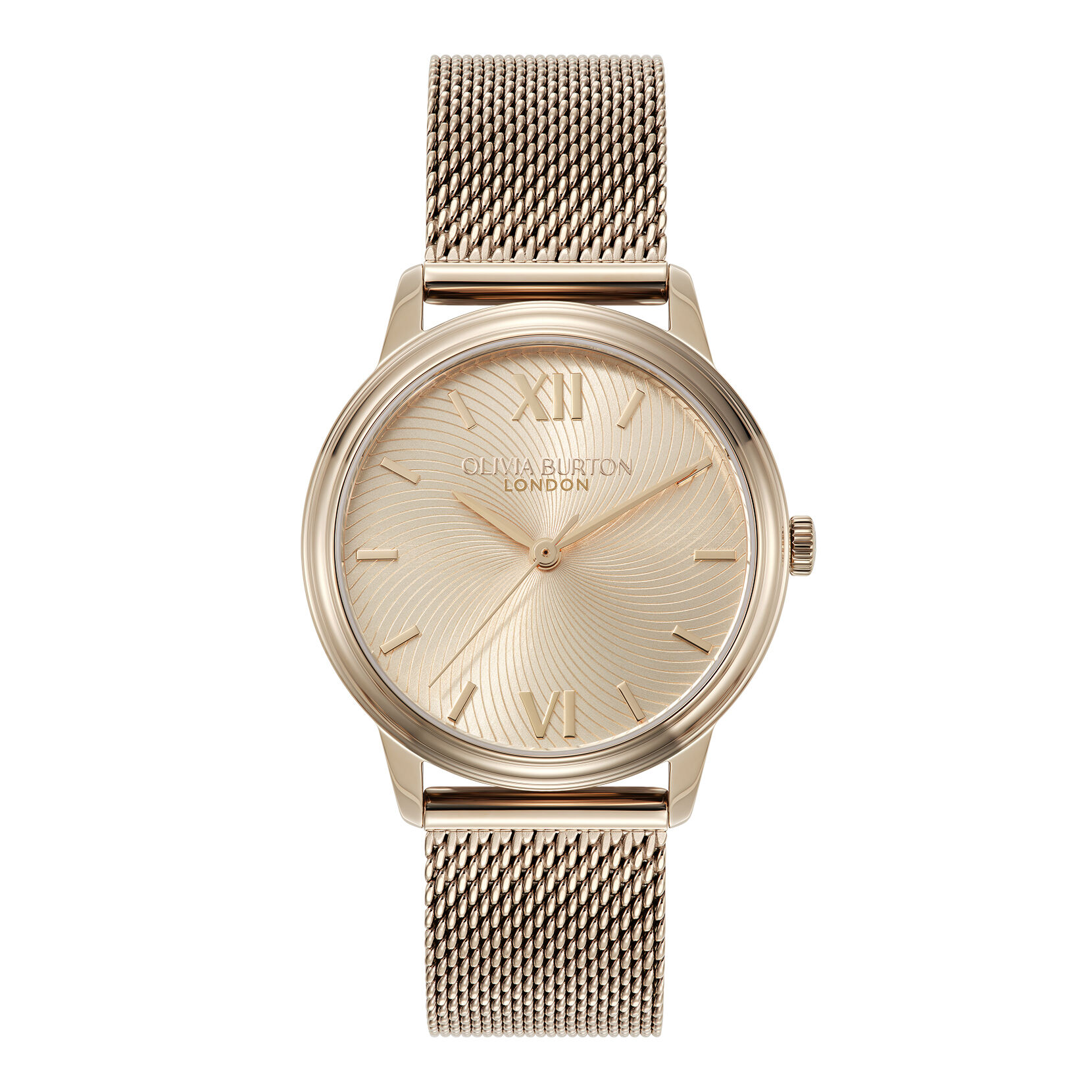 OLIVIA BURTON / 腕時計/アナログ/ステンレス/PNK/GLD Classic 32mm Swirl Carnation Gold & Rose Gold Mesh Watch | Olivia