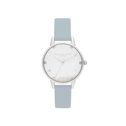 The Wishing Watch Vegan Chalk Blue & Silver