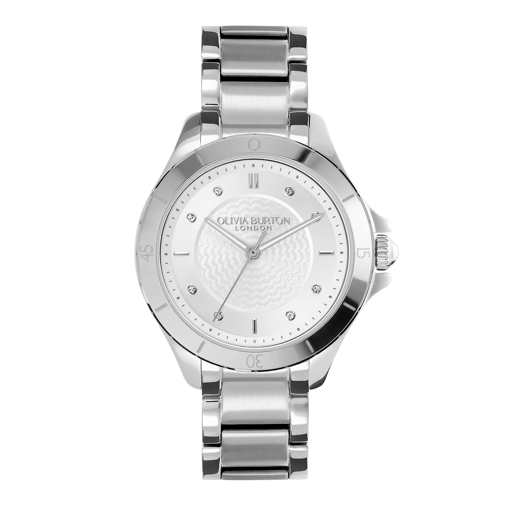 Metallic grey best sale watch