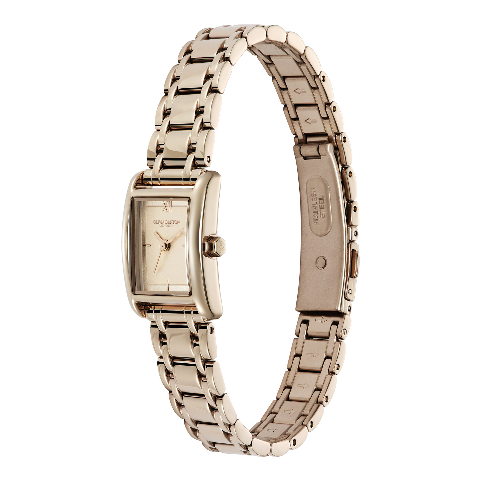 16mm Mini Grove Rose Gold Bracelet Watch