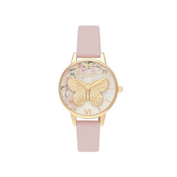 Pretty Blossom 3D Butterfly Vegan Rose & Gold