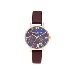 Midi Lapis Lazuli & Burgundy