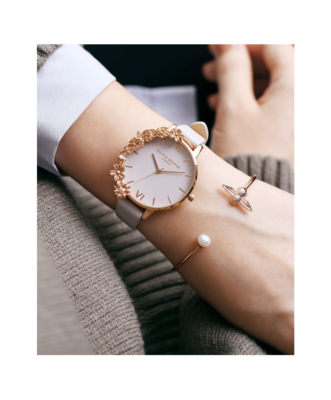 olivia burton case cuff watch