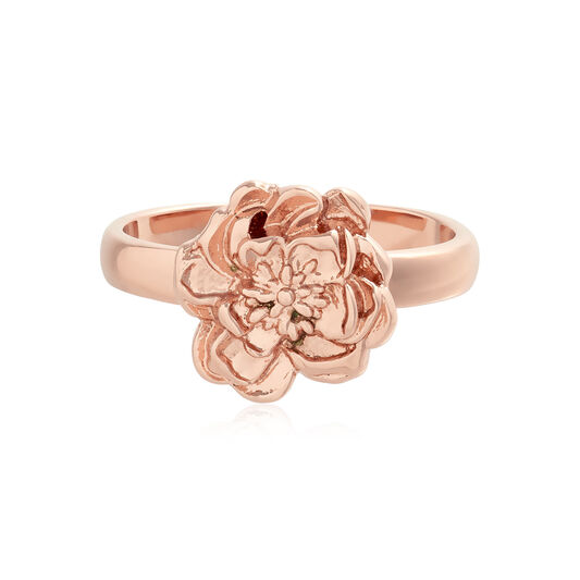 Blossom Rose Gold Flower Ring