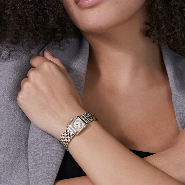 21mm Berkley White & Two Tone Bracelet Watch