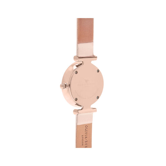 T-Bar Nude Peach & Rose Gold Watch