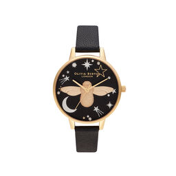 Celestial 3D Bee, Black & Gold