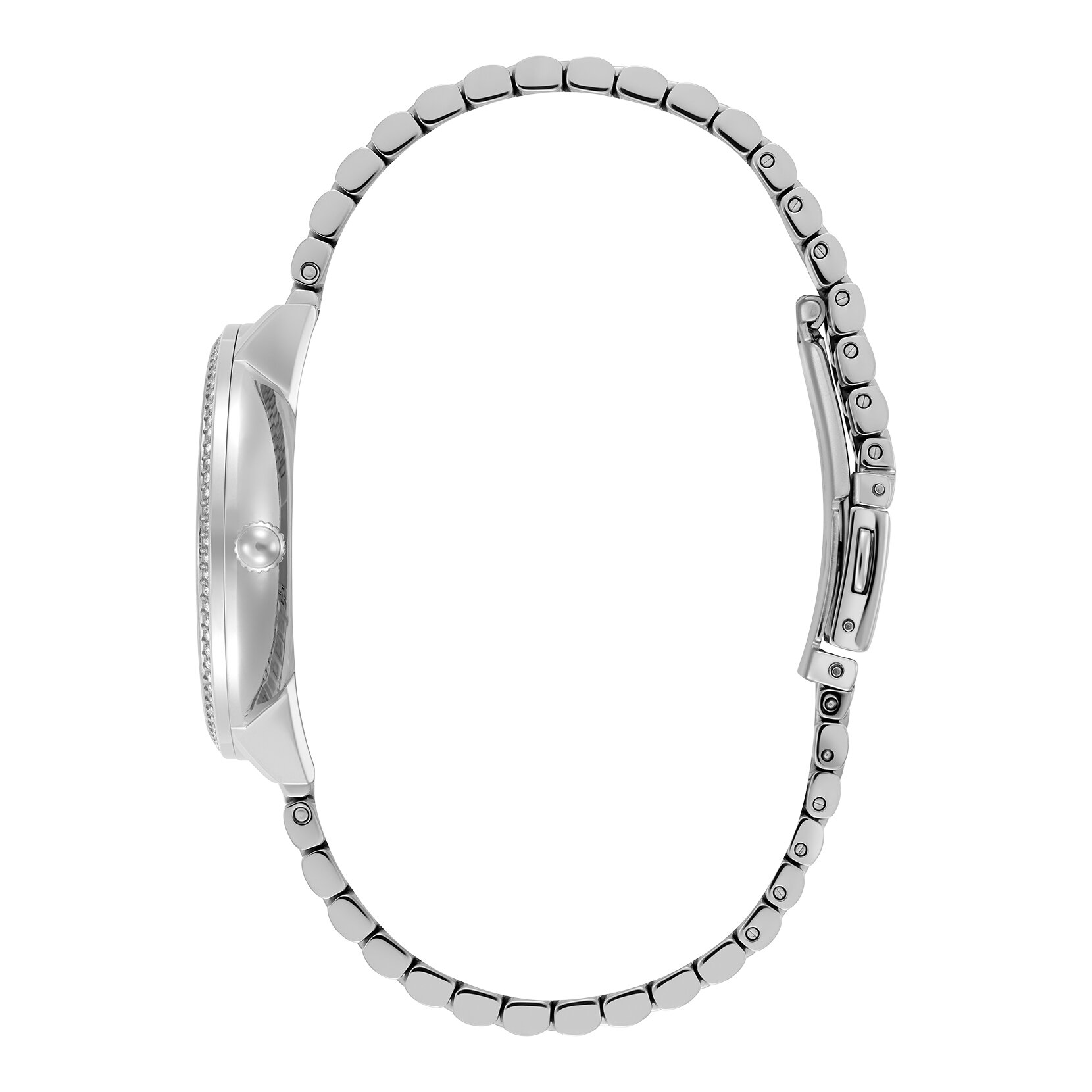35mm Ice Burst Light Grey & Silver Bracelet Watch