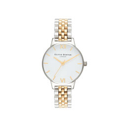  Midi Dial White Dial Gold & Silver Bracelet Watch 