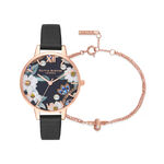 Bejewelled Floral and Pearl Bee Gift Set