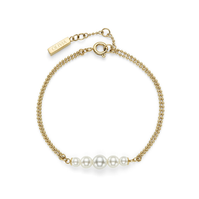 Pearls & Beads Gold Plated Bracelet