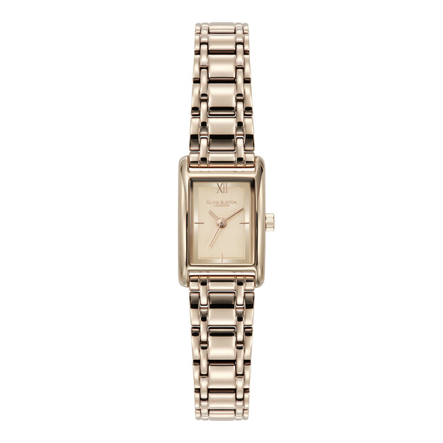 16mm Mini Grove Rose Gold Bracelet Watch