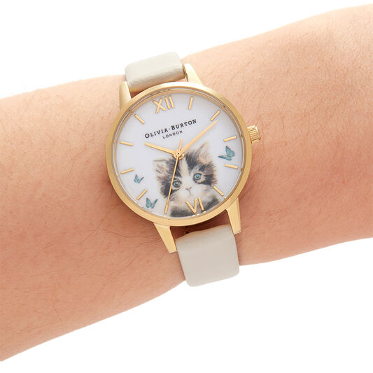Cat Midi Vegan Nude & Gold