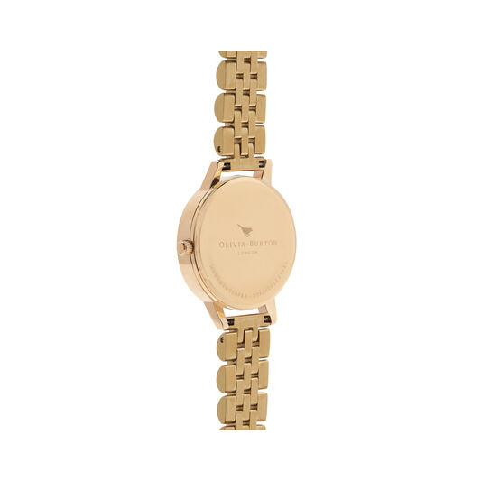 Wonderland Nude Dial & Gold Bracelet