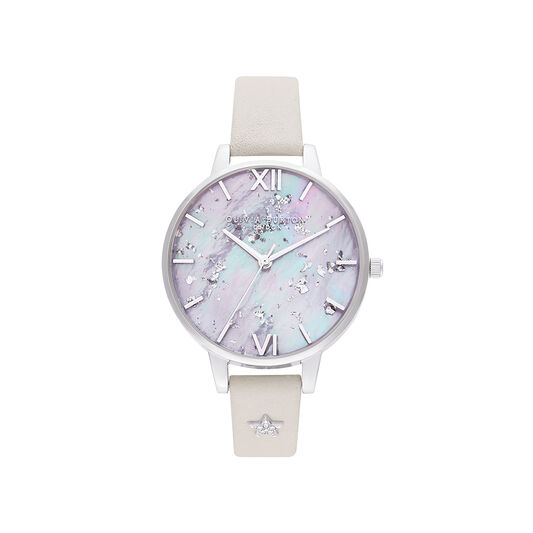 Celestial Star Mother of Pearl Blush & Silver Watch