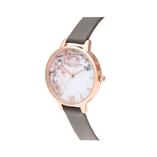Pretty Blossom Demi London Grey & Rose Gold