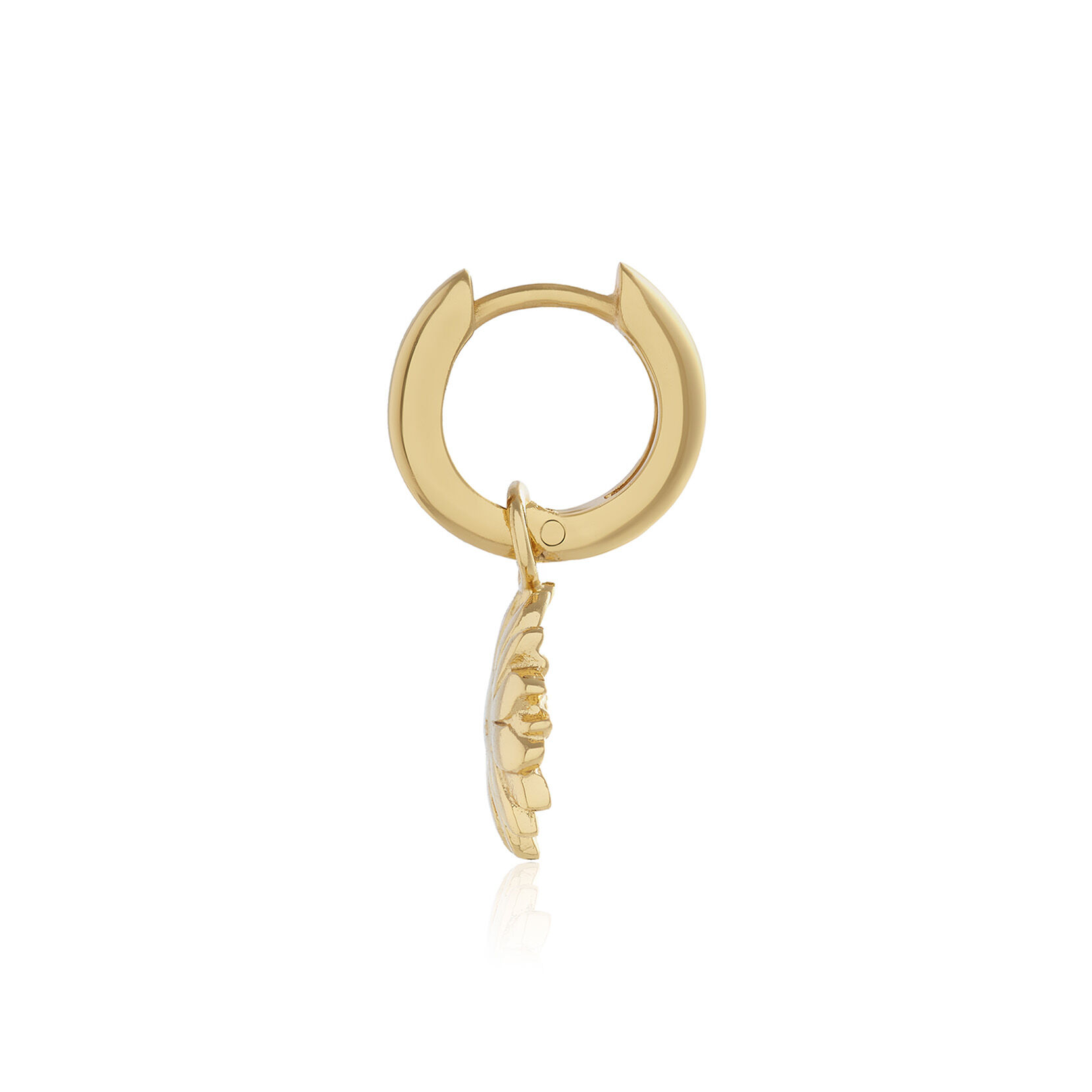 Gold Flower Earrings