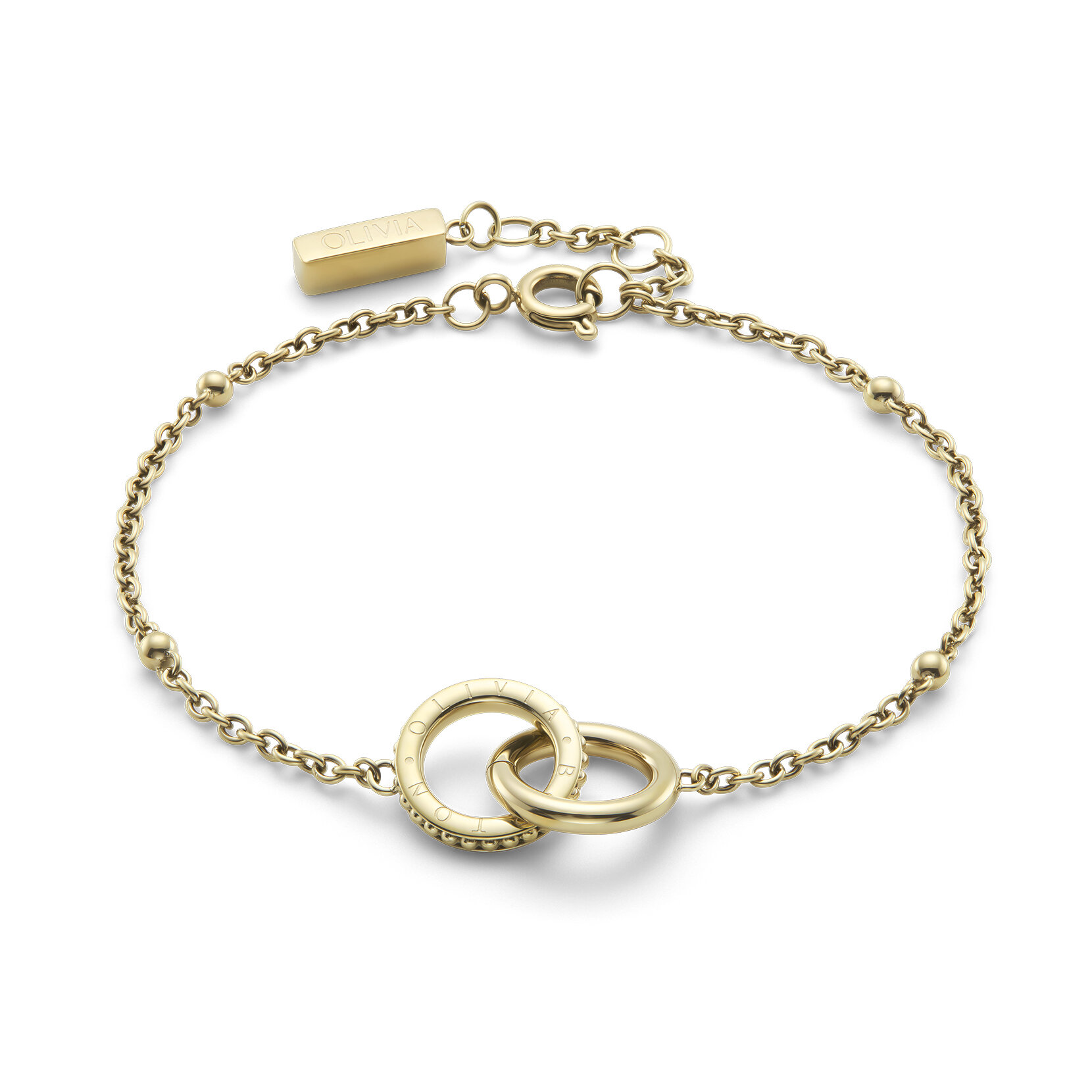 Amity Interlock Gold Plated Bracelet