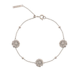 Daisy Chain Bracelet Silver