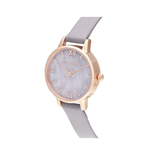 Midi Amethyst Lilac & Rose Gold