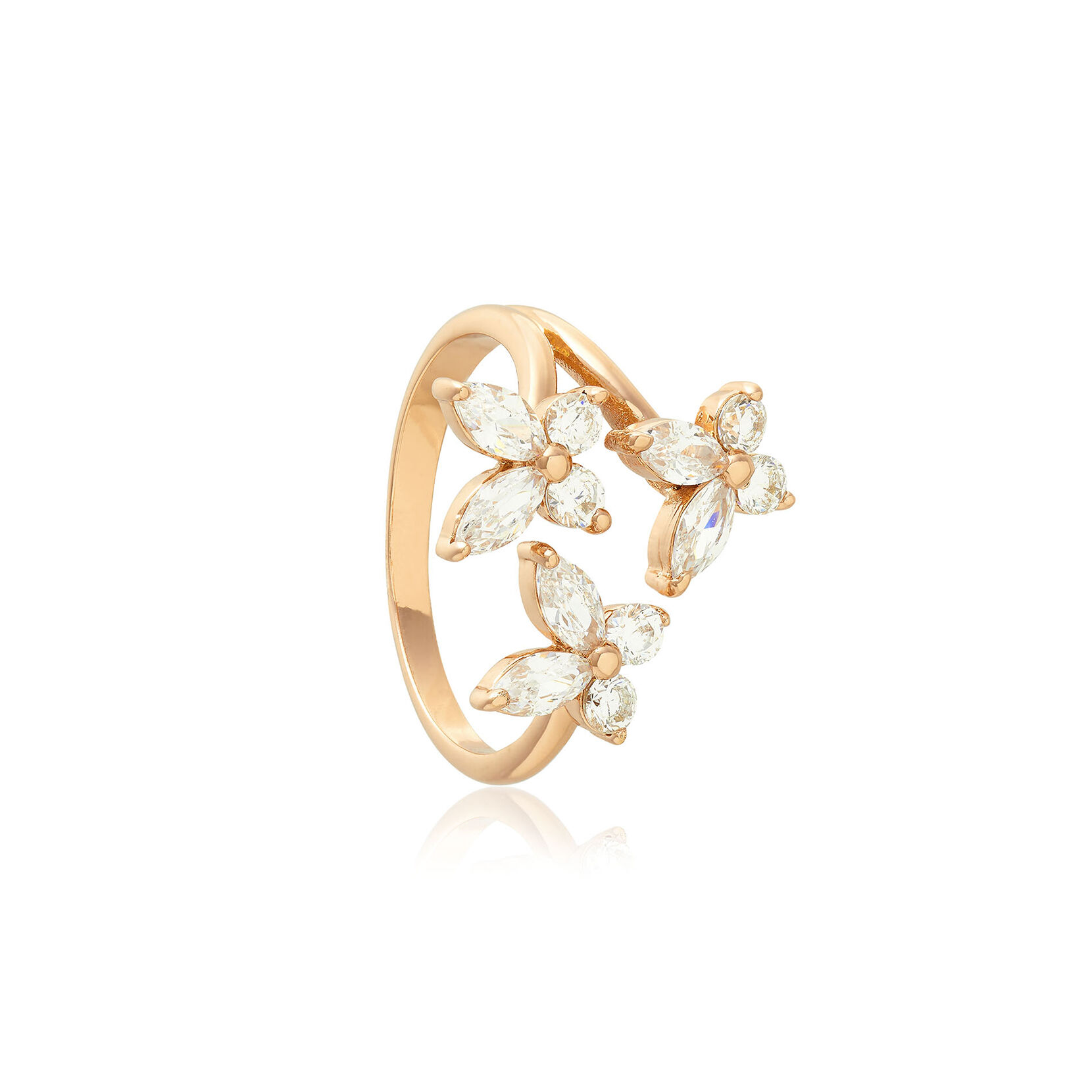 Gold Marquise Statement Ring