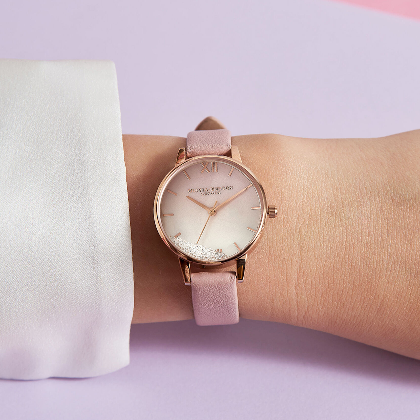 Wishing Waves Midi Dial Pink & Rose Gold Watch