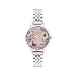 Midi Rose Quartz & Silver Bracelet