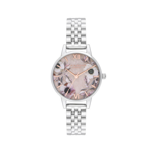 Midi Rose Quartz & Silver Bracelet