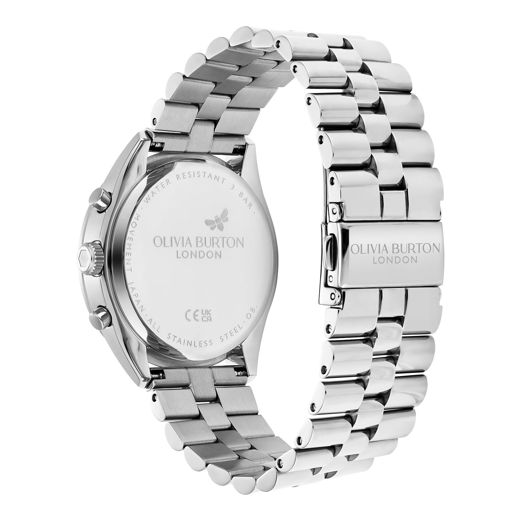 Sports Luxe 38mm City Classic Multifunction Silver Bracelet
