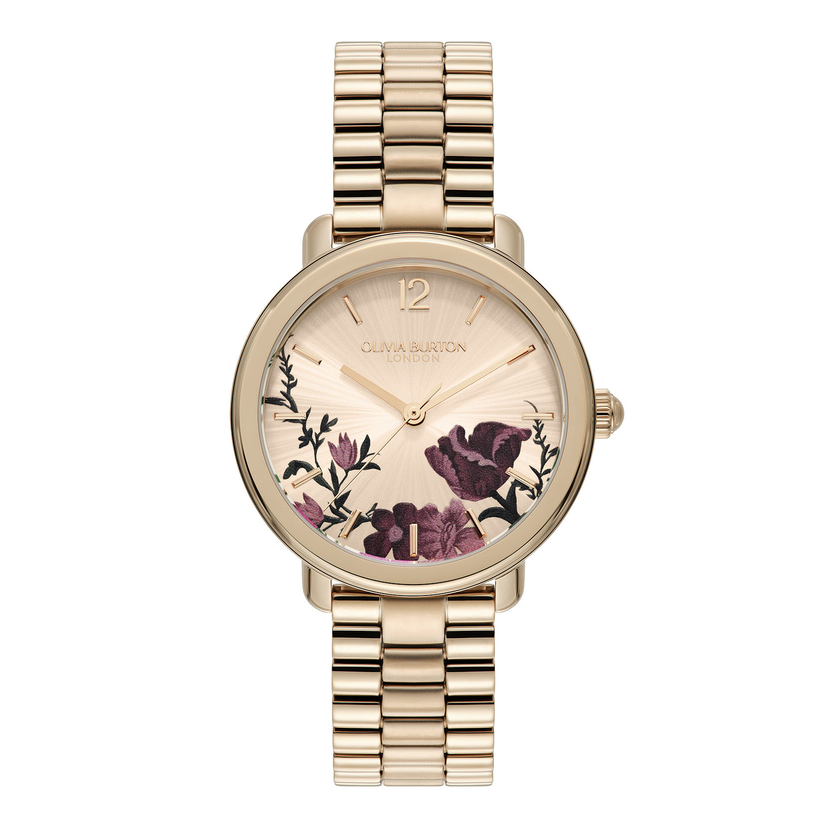 Olivia burton floral rose gold clearance
